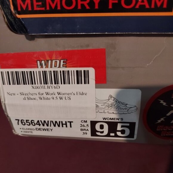 Skechers Work Relaxed Fit: Eldred - Dewey SR Size 9.5W NWT - Picture 5 of 5